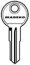 Thule N serie - N006, VO12 sleutel Thule N serie - N006, VO12 sleutel